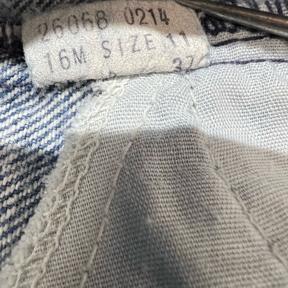 Vintage 70s Levi’s 214 RARE White Tag orange tab High Rise Size Vintage 11-W 28 - Picture 7 of 11